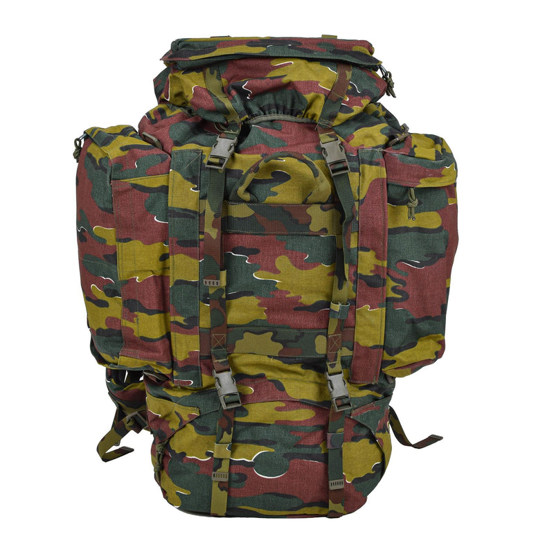 Original belga militar 120L mochila táctica jigsaw camufla