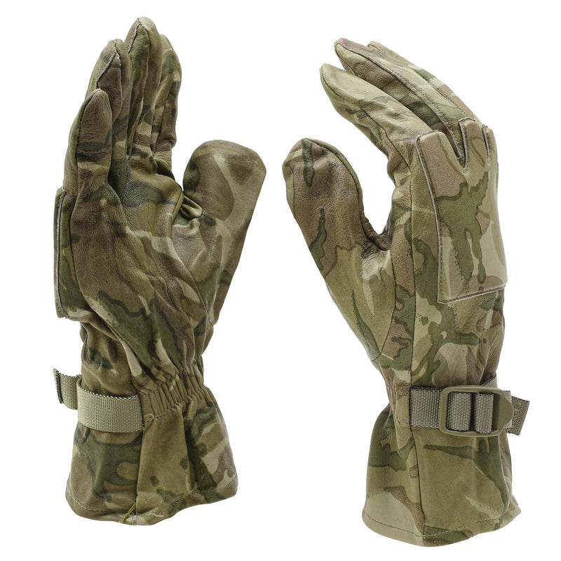 Guantes de cuero tácticos militares genuinos británicos MTP MTP PROTECCIÓN MANO