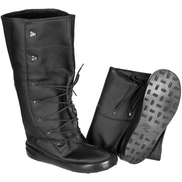 Overboots de Alfa del ejército de Noruega original aislantes zapatos de cuero negro bien agarre nuevo