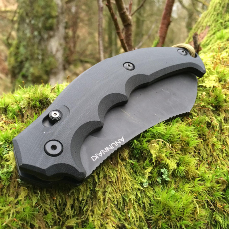 Fox Knives Anunnaki Sheepsfoot Forma de bolsillo plegable 60 HRC N690CO Acero