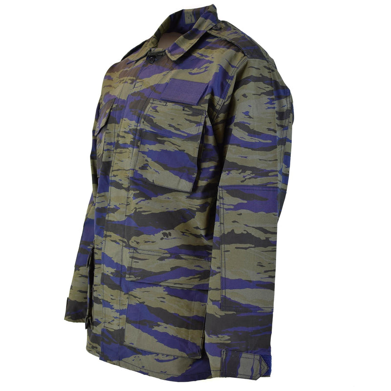 Camiseta de camuflaje de la Air Fuerza Aérea Genuina Griega Camufa de camuflaje BDU NUEVO