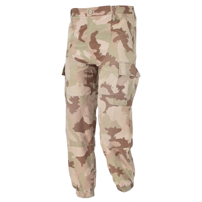 Pantalones de camuflaje del ejército húngaro original emisión de tropas de campo de combate del desierto pantalones