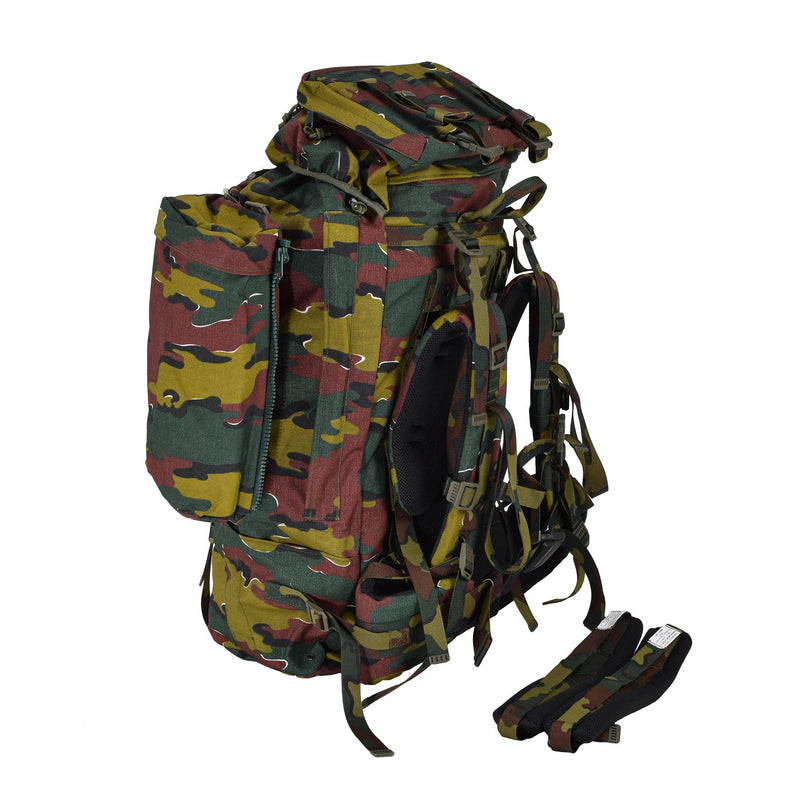 Original belga militar 120L mochila táctica jigsaw camufla