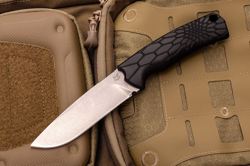 Fox Knives Brand Italy Core Vox Cuchilla fija Becut Steel Black