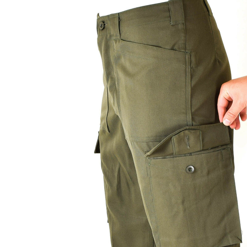 Pantalones genuinos del ejército austriaco M65 O.D Pantalones de campo de combate militar Olive Bdu