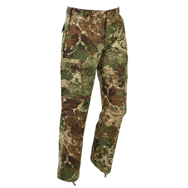 Mil-Tec Militares de los pantalones de campo BDU R/S BANSERS Camuflaje Cintura ajustable