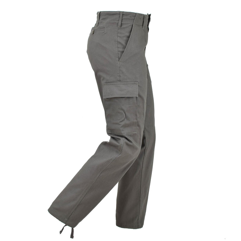 Pantalones de estilo Moleskin militar alemanes Pantalones de combate de oliva Réplica NUEVA