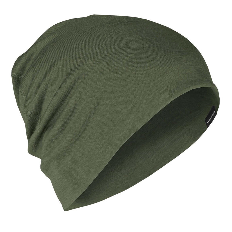 A.Blochl Merino Beanie Sports Sports Showking Headwear de reloj transpirable Olive