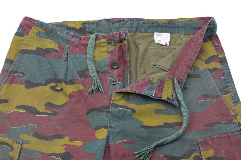 Pantalones de combate de campo del ejército belga original Pantalones de parada