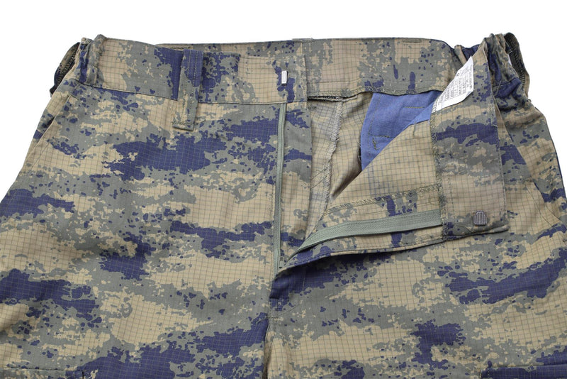 Pantalones tácticos de camuflaje de camuflaje azul turco original Pantalones tácticos Ripstop pantalones