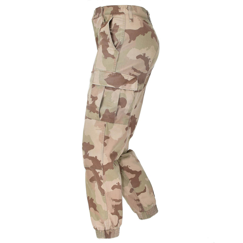 Pantalones de camuflaje del ejército húngaro original emisión de tropas de campo de combate del desierto pantalones