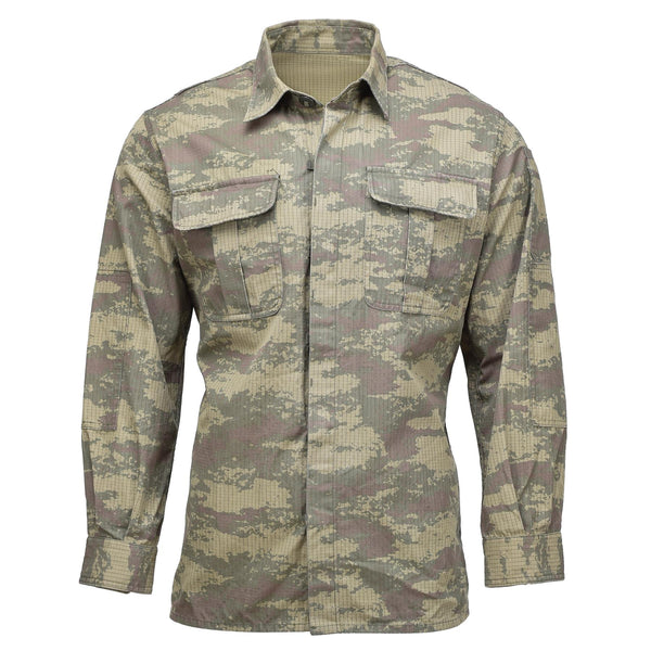 Camisas militares turcas originales Ripstop táctico liviano táctico desierto camuflaje