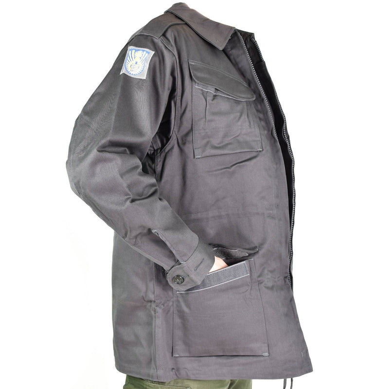 Chaqueta de combate del ejército danés original M71 Dinamarca Militar Grey Field Excedente