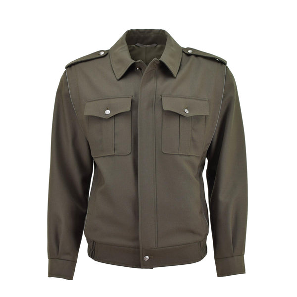 Tropas de campo de blusa militar checa original Ejército casual Olive Bluson NUEVO