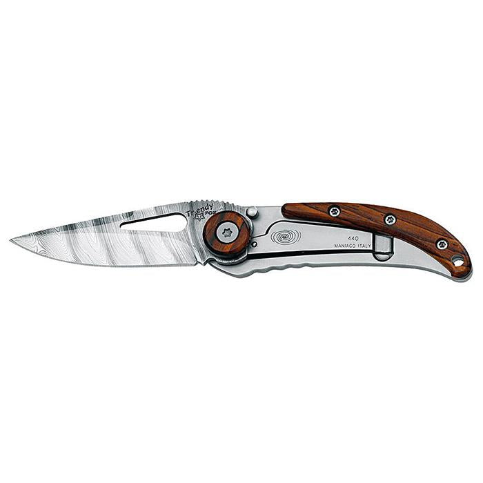 Fox Knives Brand Italy Trendy Folding Knife Damasco Steel RWL34+PMC27