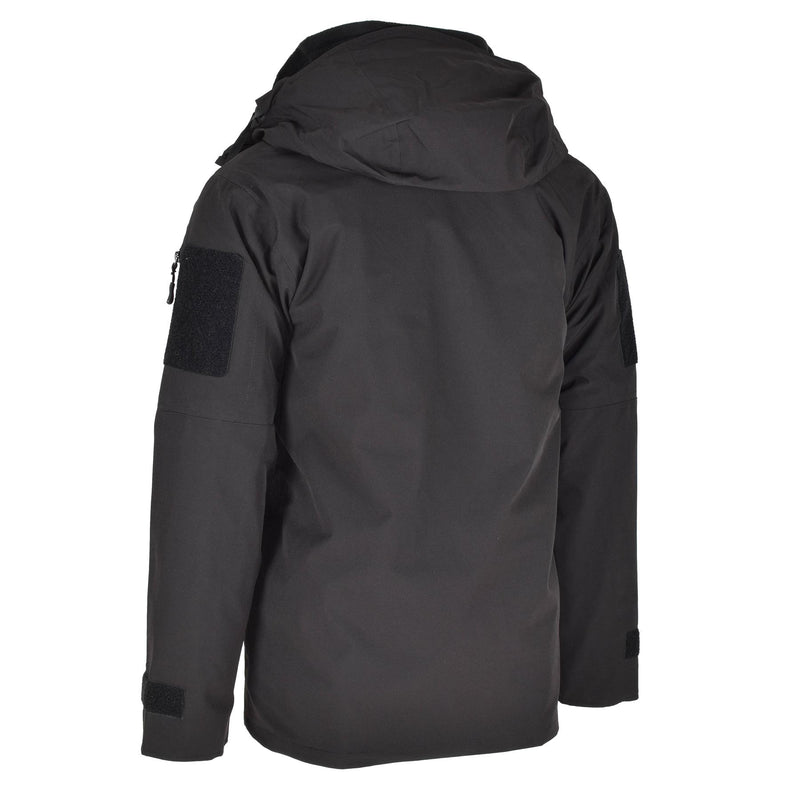 Mil-Tec Brand Parka W Liner de invierno Cálculo Black Chaqueta tibia Hombres impermeables Gear Rain Gear