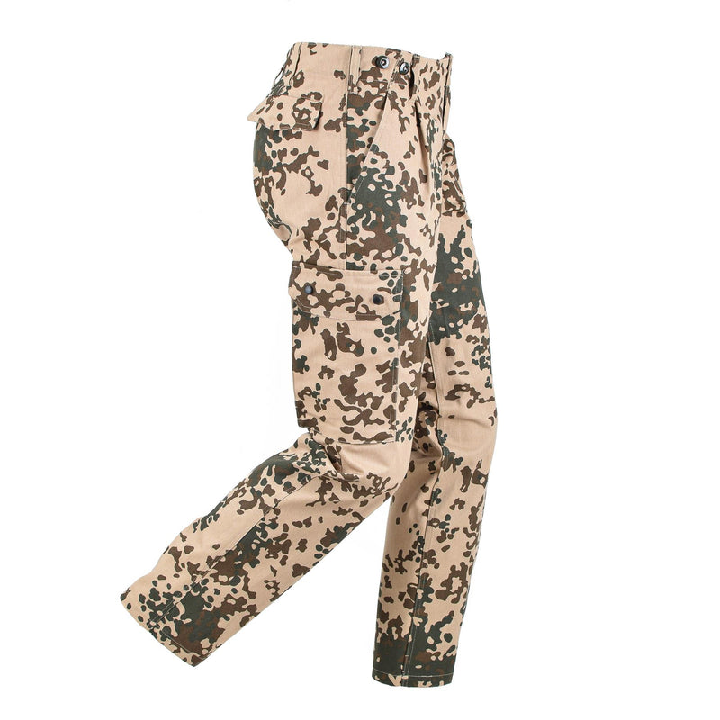 Pantalones de carga de campo de estilo militar alemán 3 colores CAMO TROPICAL BDU Pantalones NUEVOS