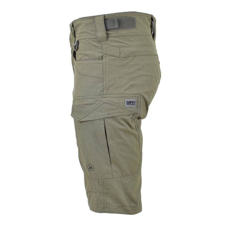 Marca MFH Pantalones cortos de estilo militar Bermudas Sturdy Cotton Ripstop Uniforme de oliva Nuevo