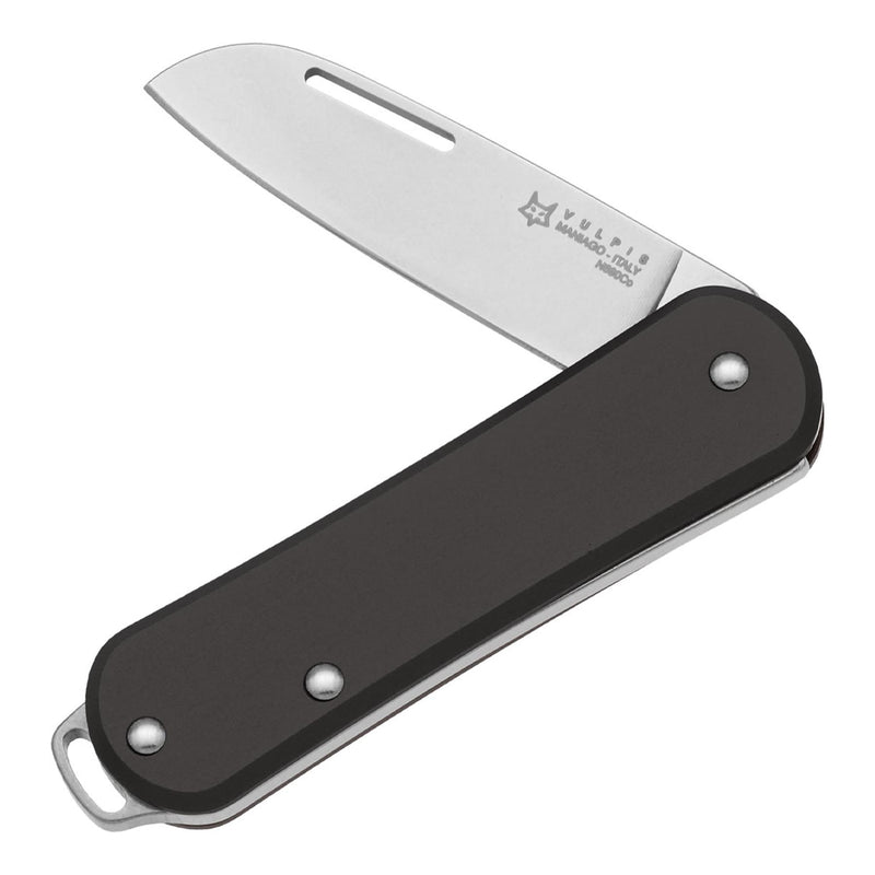 Fox Knives Vulpis FX-VP108 BK Camsiñón plegable de bolsillo Acero inoxidable N690CO Negro