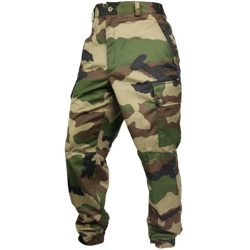 Pantalones de combate genuinos del ejército francés CCE CCE CAMO T2 Pantalones Francia NUEVO