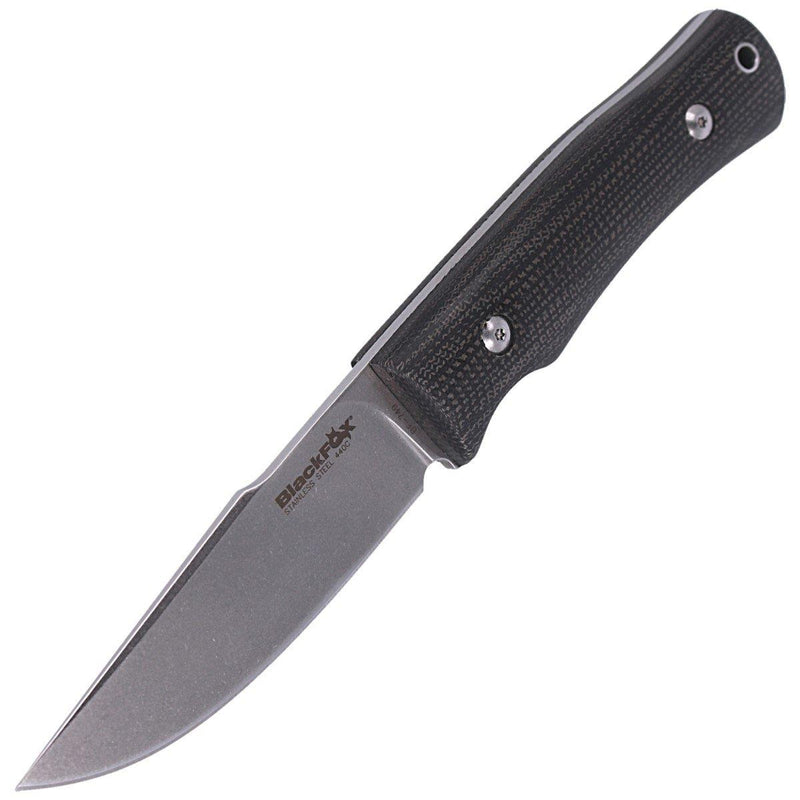 FOX Knives Explorator Cuchilla fija Cuchada de fuego Starter de acero inoxidable lavado