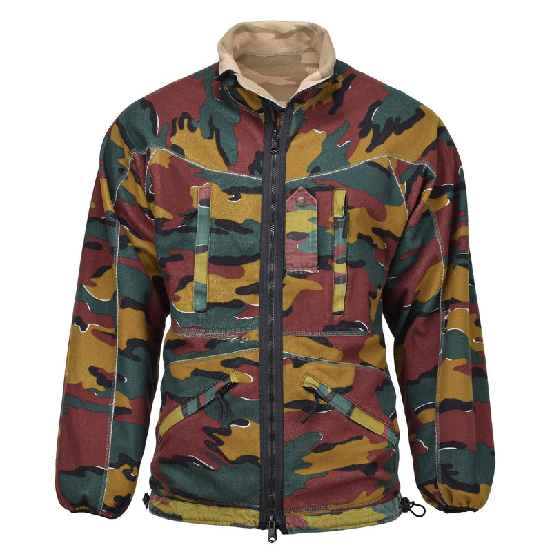 Chaqueta de vellón del ejército belga original reversible windstopper bdu jigsaw jersey