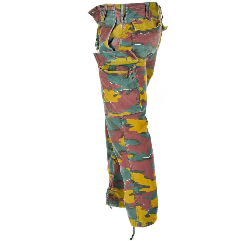 Combate militar del ejército belga original Pantalones de campo M90 pantalones de rompecabezas excedente