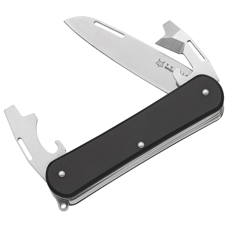 Fox Knives Vulpis FX-VP130-3 BK Multi Tool Knife N690CO BLADE DE ACERO NEGRO