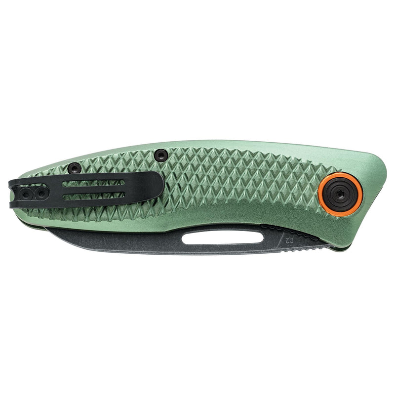 Knives Fox Feresa BF-762 OD Punto de bolsillo plegable Punto de caída de acero inoxidable D2