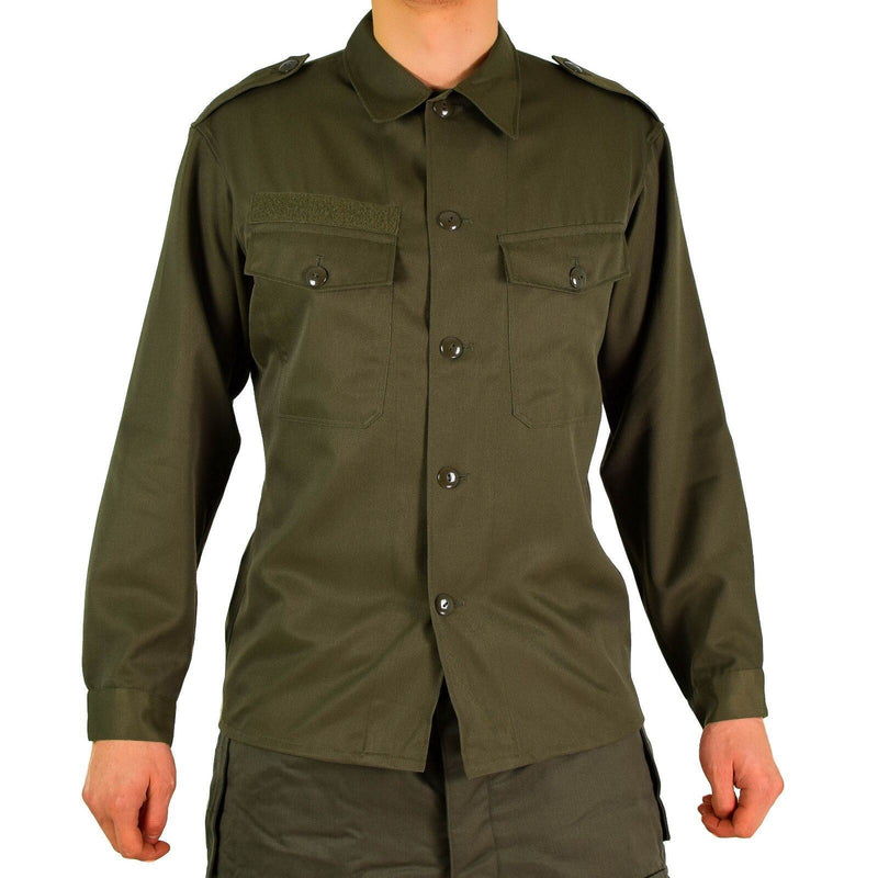 Camisa de combate del ejército de BH austriaco original Olive Olive Green Bdu Field Nuevo