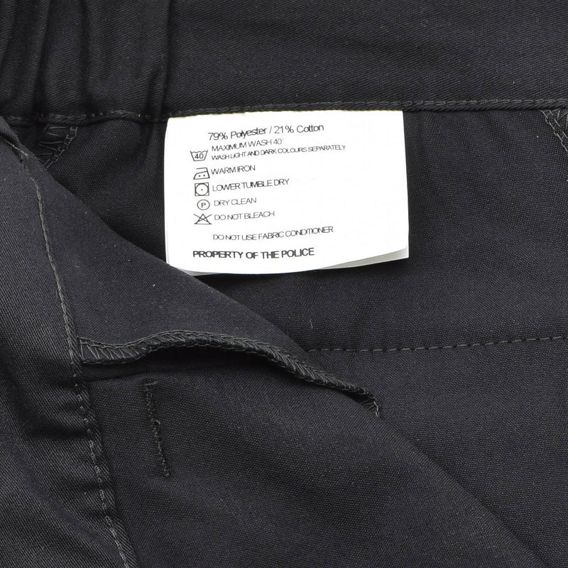 Pantalones de carga negros de la policía del ejército británico original pantalones de uniformes de ropa activa NUEVOS