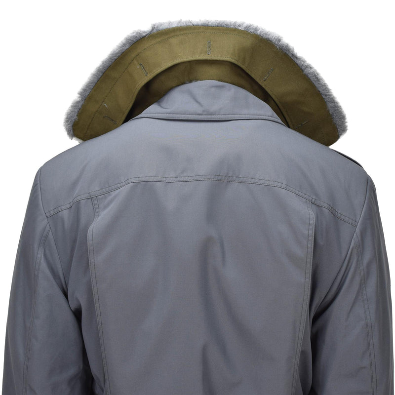 Checar checa original M85 Chaqueta de campo estilo parka de invierno gris lineal