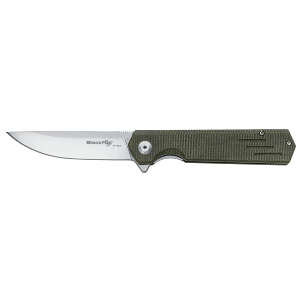 Fox Knives Revolver BF-740 OD Camsiñón plegable de bolsillo de acero inoxidable D2 MICARTA