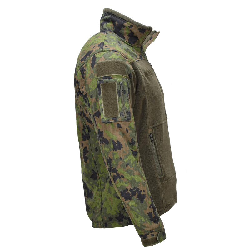 MFH Jacket táctica Ykk Zips Ripstop Vents mangas ajustables M05 CAMO finlandés