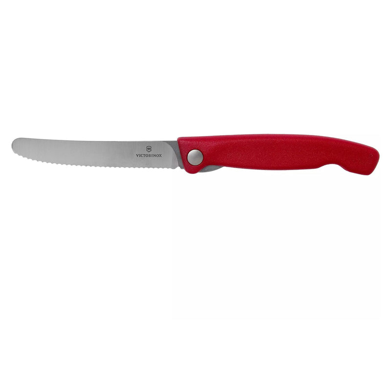 Victorinox Swiss Classic Pleging Paring cuchillo de acero inoxidable Hoja roja