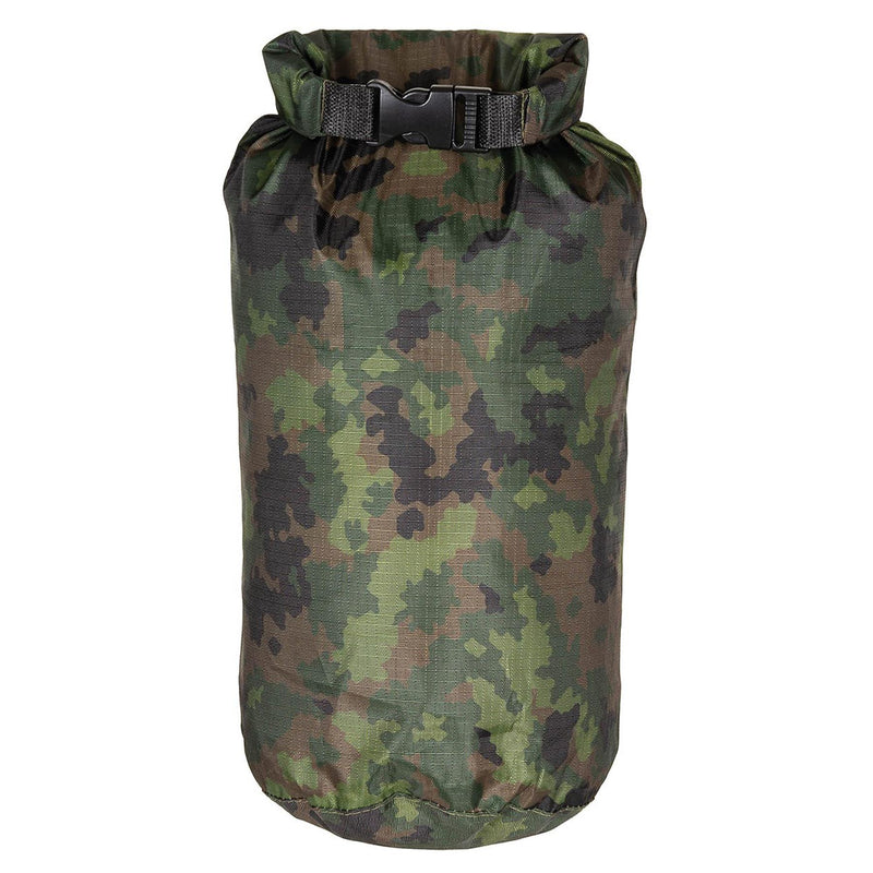 MFH Drybag 4L impermeable PACK LIGE PAGO DEL PACK TOP ROLL M05 Camuflaje finlandés