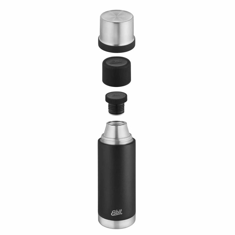 ESBIT Sculptor Vacuum Flask 1L BPA Freed de acero inoxidable a prueba de fugas Negro