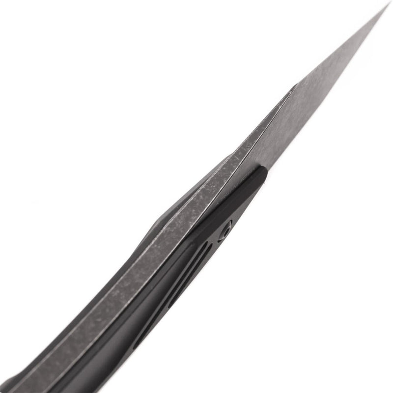 Extrema Ratio Kiri Cuchillo táctico de piedra oscura Kiridashi Bohler N690CO Acero Negro