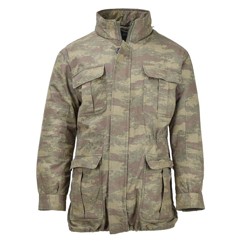 Paracaidista turco original chaqueta parka camuflaje Ripstop Ejército