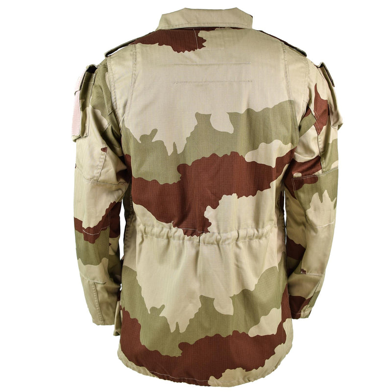 Genuino ejército francés parka fele t4 s2 chaqueta de combate desierto camufla