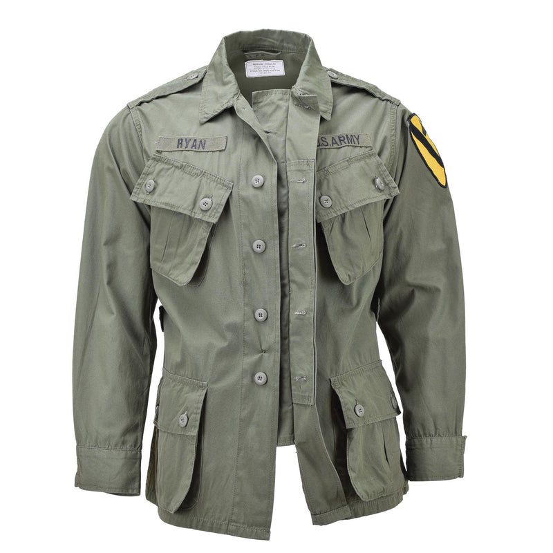 MIL-TEC Brand Estilo militar de EE. UU. OD M64 Vietnam Jungle Chaqueta Ligera BDU