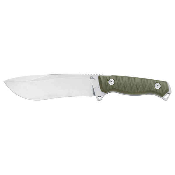 Fox Knives Golem BF-757 OD Cuchillo de cuchilla fija 59-61 HRC Acero inoxidable D2