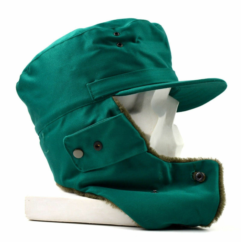 Genuino ejército austriaco Militar Winter Cap Austria Hat New Green Military Problema