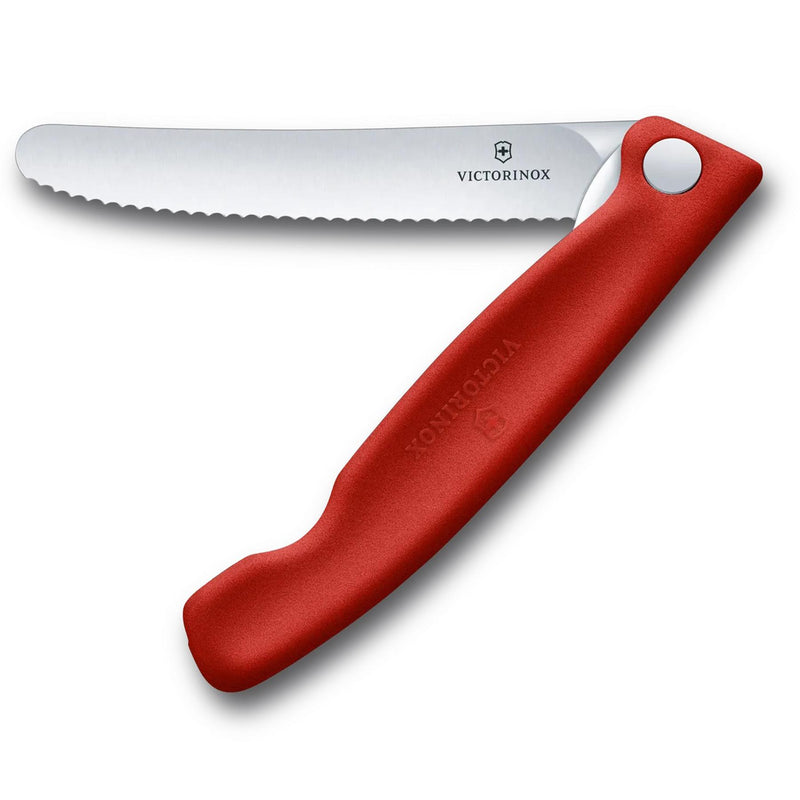 Victorinox Swiss Classic Pleging Paring cuchillo de acero inoxidable Hoja roja