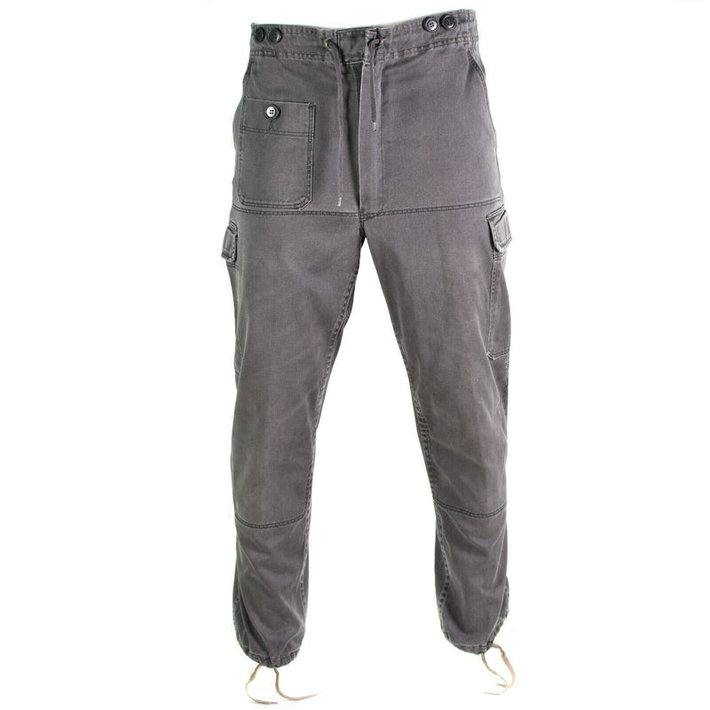 Pantalones del ejército danés original M 71 Problema militar gris Dinamarca de combate Dinamarca Pantalones de combate