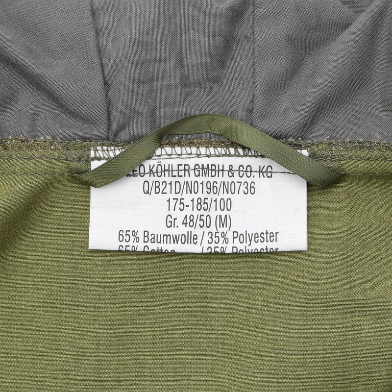 Leo Kohler Militar Ksk Smock Chaqueta táctica Campo Camufe de campo con capucha Flecktarn