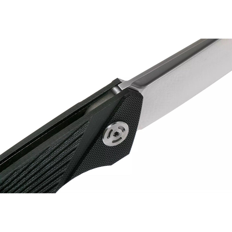 Fox Knives Brand Plegador de bolsillo plegable Metropolis de acero inoxidable 440c recubierto de satén