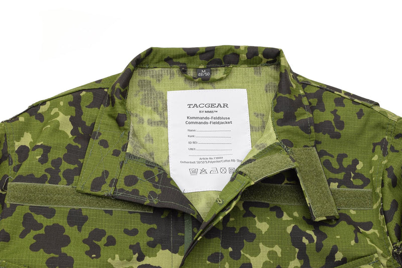 Tacgear Brand Danish Military Style Field Jacket Commando M84 Camuflaje Camos