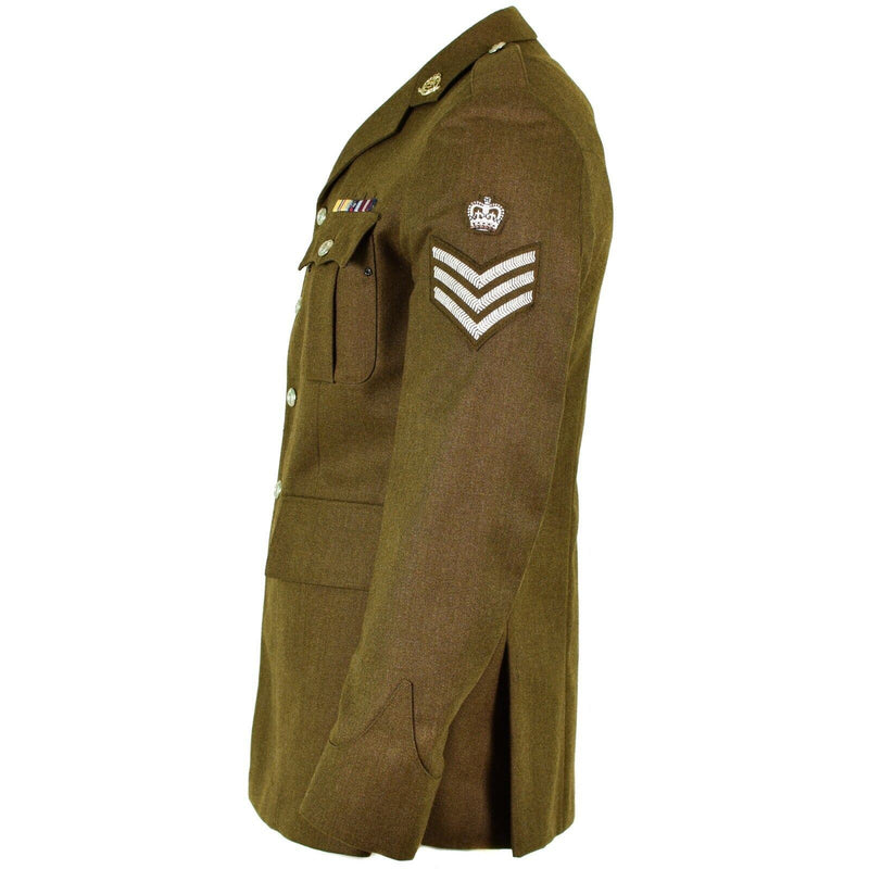 Chaqueta militar británica original Problema de uniforme militar caqui nuevo