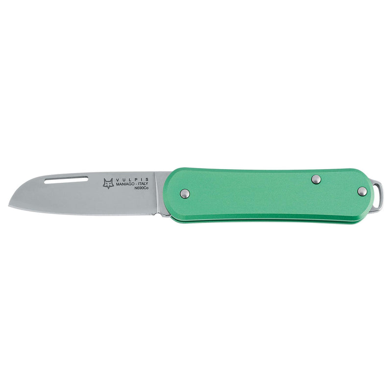 Fox Knives Vulpis FX-VP108 OD Cambie de bolsillo plegable Acero inoxidable N690CO Verde